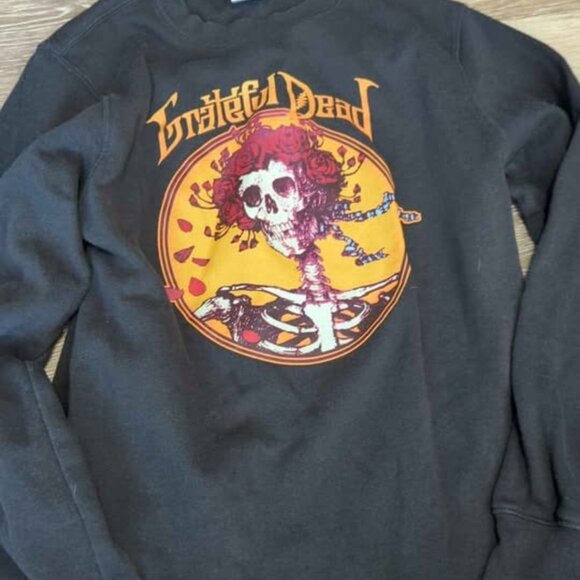 Women's Long Sleeve Grateful Dead Graphic Print Sweatshirt size small - Picture 1 of 3